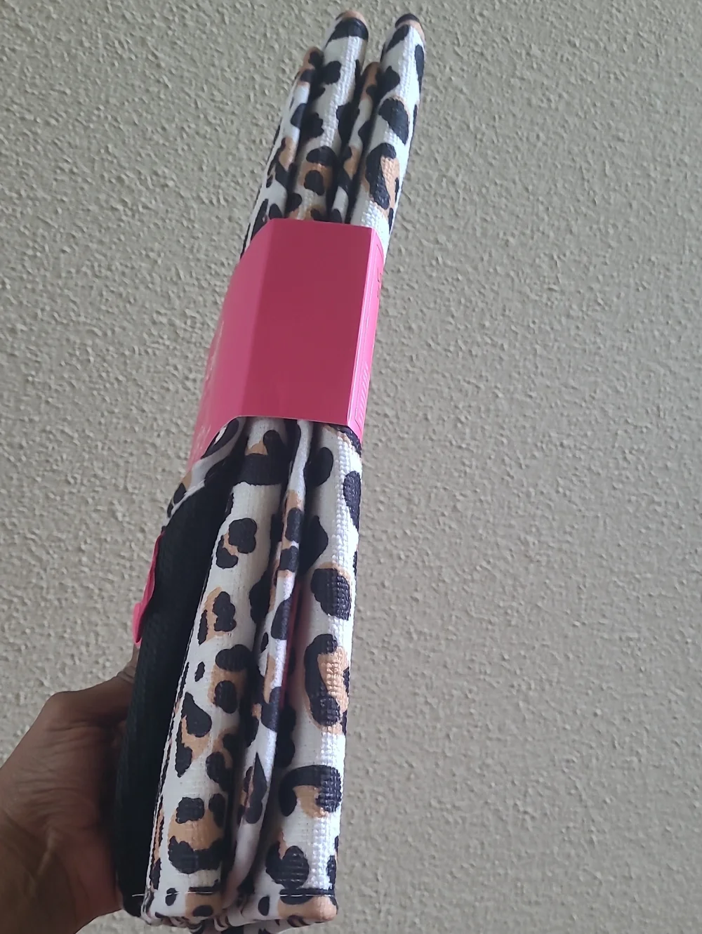 Juicy Couture Leopard Print Dish Drying Mats & Pink Trim Mini Mitts